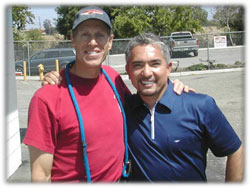 Rob Lerner with Cesar Millan of the Emmy Nominated 'Dog Whisperer'